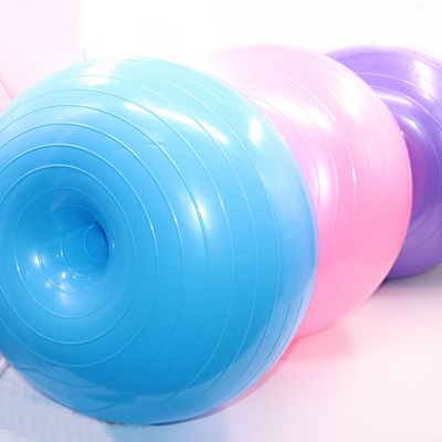 Doughnut Antibrust Odorless σφαίρα άσκησης, πολύχρωμη doughnut γιόγκας σφαίρα