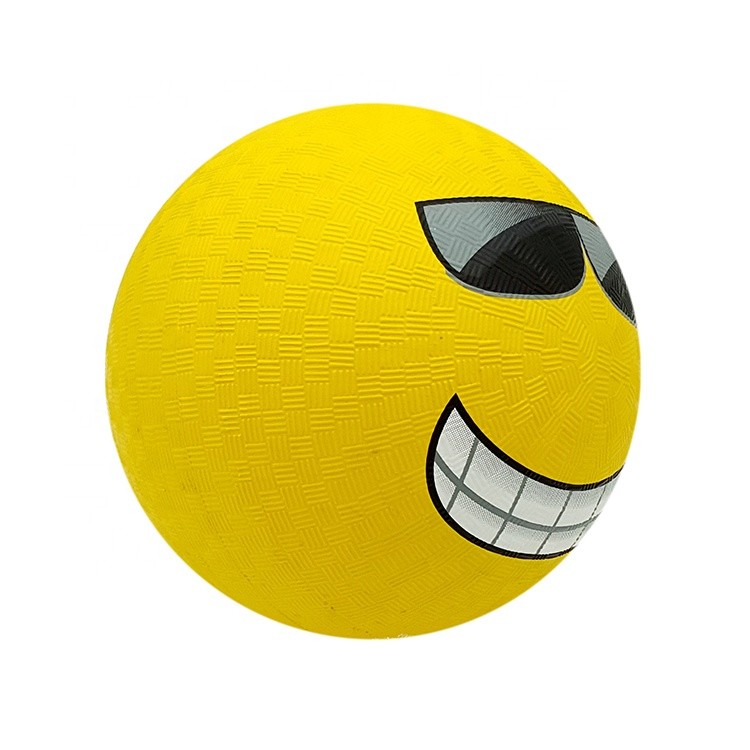 Αντιολισθητικός Smiley πολυσύνθετος επαναχρησιμοποιήσιμος σφαιρών αναπήδησης προσώπου λαστιχένιος